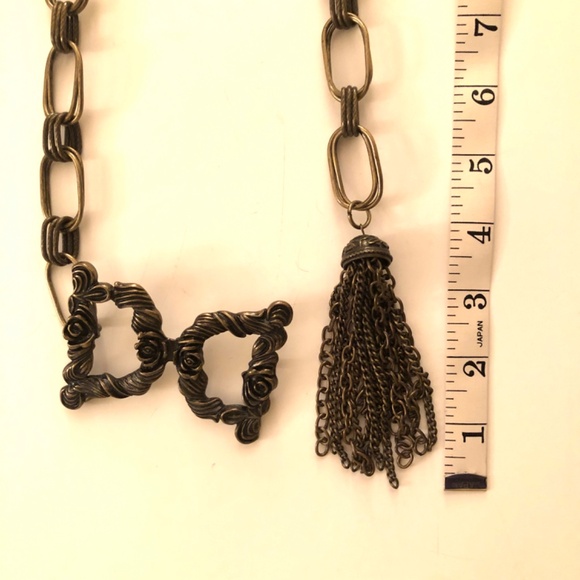 NWOTBronze Chain Belt with Tassel - Picture 5 of 6